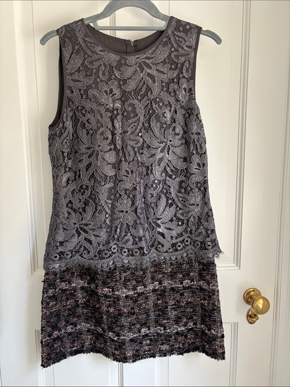Dolce and Gabana wool and lace short dress Sz 40 EU/S